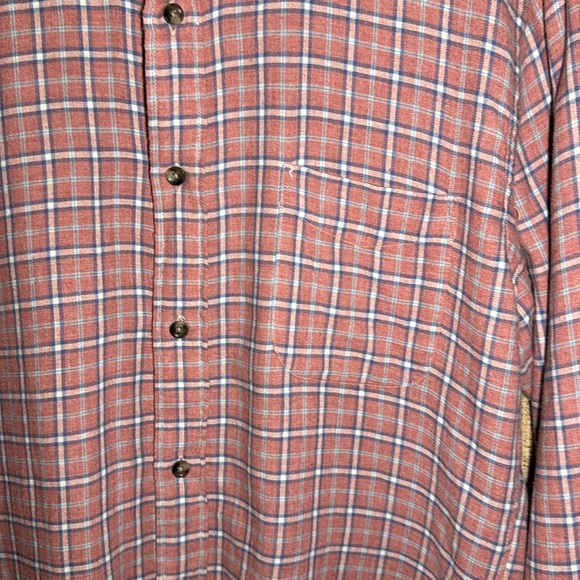 Faherty Plaid 100% Organic Cotton Button Down Shirt* - Picture 3 of 8